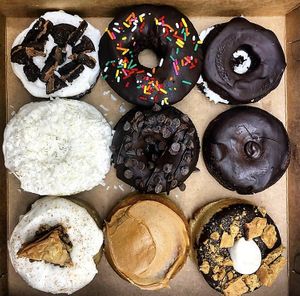 Vegan donuts! at Evangelina's Vegan Desserts  in Wilmington